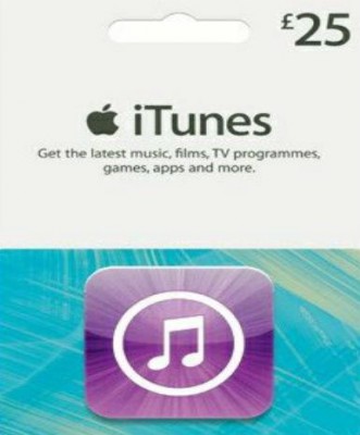 iTunes &pound;25 Gift Card