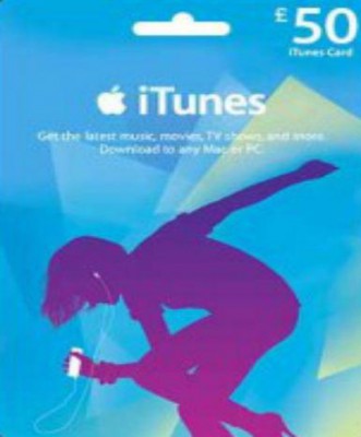 iTunes &pound;50 Gift Card