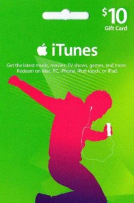 iTunes $10 Gift Card